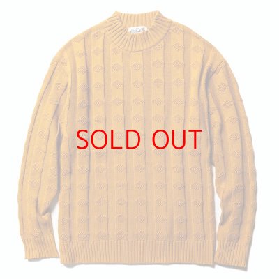 画像1: SALE 40%OFF  CALEE Mock neck jacquard knit sweater