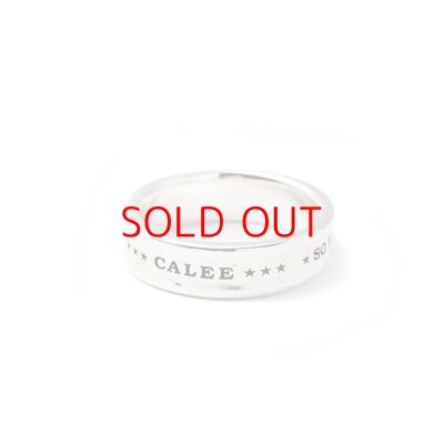 画像1: SALE  40%OFF CALEE Round plane silver ring