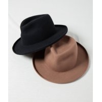【Racal】Edge Up Brim Wool Fedora Hat