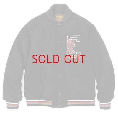 画像1:  CALEE College type wappen wool stadium jacket