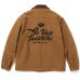 画像4: CALEE  Embroidery leather collar wool sports type jacket