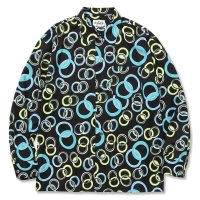 SALE  40%OFF CALEE  Allover annulus pattern L/S shirt