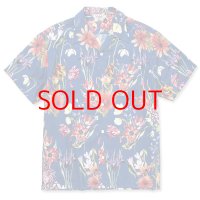  CALEE  Allover flower pattern amunzen cloth S/S shirt