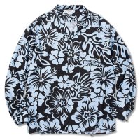   CALEE  Allover flower pattern R/P shirt