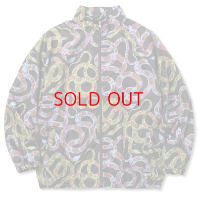 画像1: CALEE  Allover snake pattern track jacket