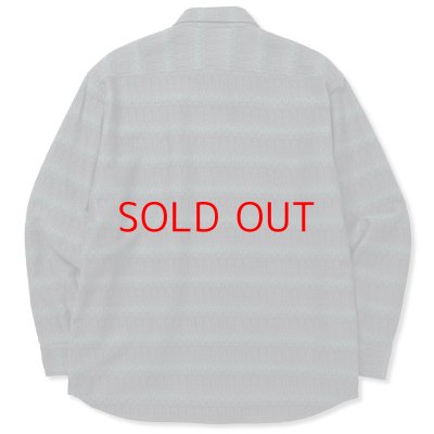 画像3:  SALE 40%OFF  CALEE  Gradation ombre herringbone L/S shirt