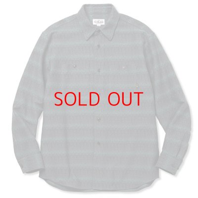 画像1:  SALE 40%OFF  CALEE  Gradation ombre herringbone L/S shirt