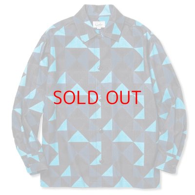 画像2: SALE  40%OFF Geometric pattern over silhouette L/S shirt