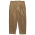 画像2:  CALEE  Corduroy wide shilhouette tapered tuck trousers (2)