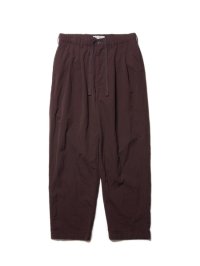 COOTIE  WOOL GABARDINE 2 TUCK EASY PANTS