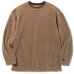 画像2: CALEE  Drop shoulder fleece L/S cutsew (2)