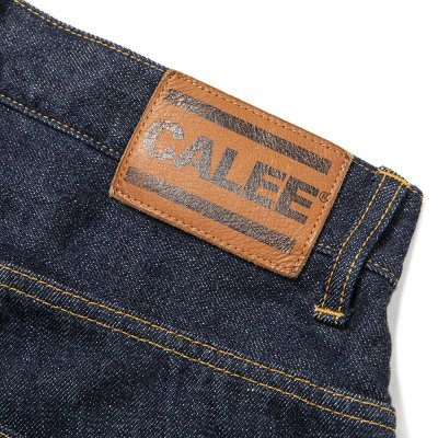 画像4: CALEE  Vintage reproduct wide silhouette denim pants -one wash-