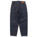 画像2: CALEE  Vintage reproduct wide silhouette denim pants -one wash- (2)