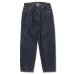 画像1: CALEE  Vintage reproduct wide silhouette denim pants -one wash- (1)