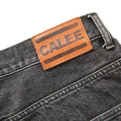 画像4: CALEE  Vintage reproduct wide silhouette denim pants  