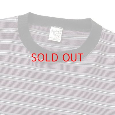画像3: SALE 40%OFF CALEE  Drop shoulder narrow pitch border L/S cutsew