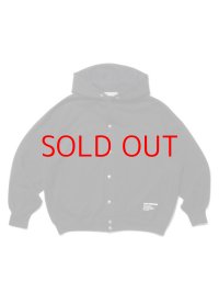 COOTIE  OPEN END YARN PLAIN SWEAT SNAP HOODIE