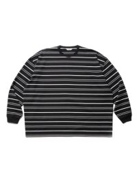 COOTIE  SUPIMA BORDER OVERSIZED L/S TEE