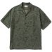 画像1: CALEE  Vintage jacquard type S/S shirt (1)