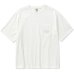 画像2: CALEE  Drop shoulder CALEE logo pocket t-shirt (2)