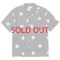 CALEE  Original dot pattern amunzen cloth S/S shirt