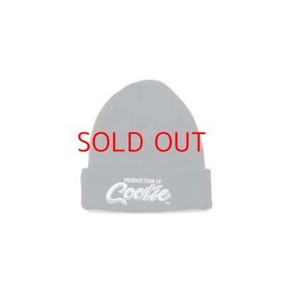 画像1: COOTIE  EMBROIDERY DRY TECH BIG CUFFED BEANIE (PRODUCTION OF COOTIE)