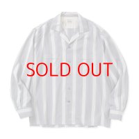   CALEE  VINTAGE TYPE OMBRE STRIPE SHIRT