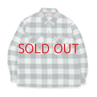 SALE 40%OFF HIDE & SEEK  Plaid Flannel L/S Shirt(23aw)