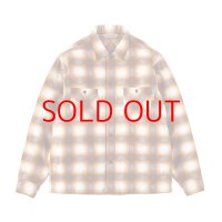 SALE  50%OFF  SD Quilted Print Flannel Check Shirt Jacket