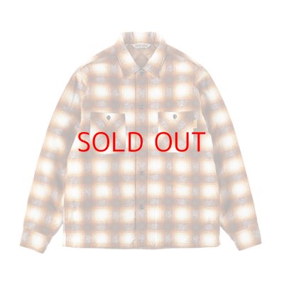 画像1: SALE  50%OFF  SD Quilted Print Flannel Check Shirt Jacket