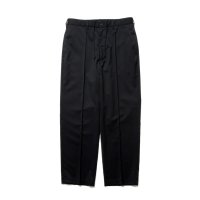 COOTIE  COMBAT WOOL TWILL PIN TUCK EASY TROUSERS