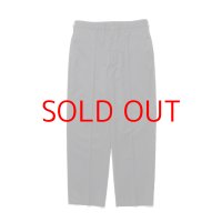 COOTIE  COMBAT WOOL TWILL PIN TUCK EASY TROUSERS
