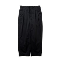 COOTIE  COMBAT WOOL TWILL 2 TUCK WIDE EASY TROUSERS