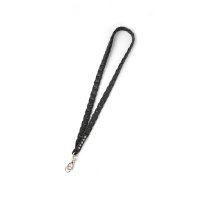 CALEE  CHAIN LEATHER NECK STRAP