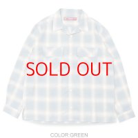 HIDE & SEEK  Ombre Check L/S Shirt(24ss)