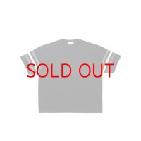 COOTIE  JACQUARD SLEEVE S/S TEE