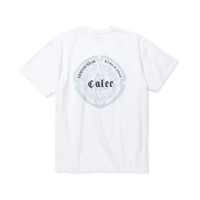 画像4: CALEE  STRETCH EMBLEM LOGO TEE ＜NATURALLY PAINT DESIGN＞