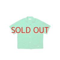 COOTIE  FINX COTTON CORDLANE OPEN COLLAR S/S SHIRT