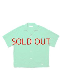 COOTIE  FINX COTTON CORDLANE OPEN COLLAR S/S SHIRT