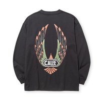 CALEE  VINTAGE TYPE WING LOGO L/S TEE ＜NATURALLY PAINT DESIGN＞