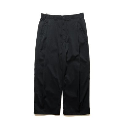 画像1: COOTIE  Nylon Chino Cloth 1 Tuck Trousers