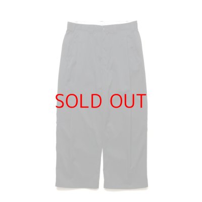 画像1: COOTIE  Nylon Chino Cloth 1 Tuck Trousers