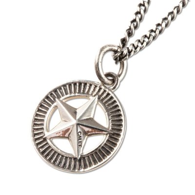 画像2: CALEE  SILVER STAR CONCHO NECKLACE 