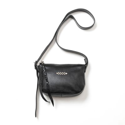 画像1: CALEE  STUDS LEATHER SHOULDER BAG ＜REGULAR＞