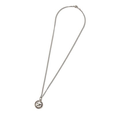 画像1: CALEE  SILVER STAR CONCHO NECKLACE 