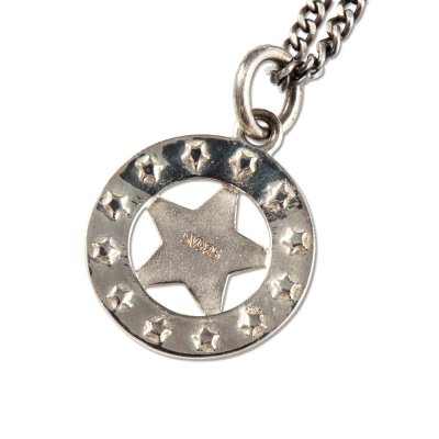 画像3: CALEE  SILVER STAR CONCHO NECKLACE 