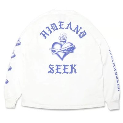 画像2: HIDE & SEEK  Heart L/S Tee(Back)