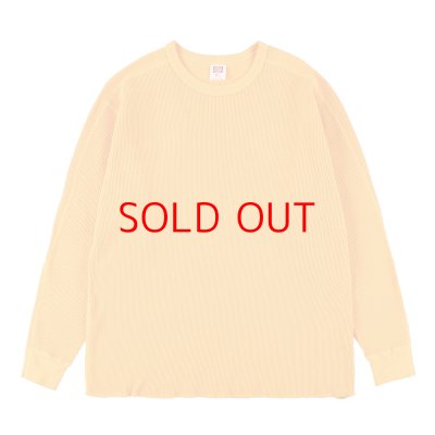 画像1: SALE  50%OFF  SD Waffle Thermal Long Sleeve T