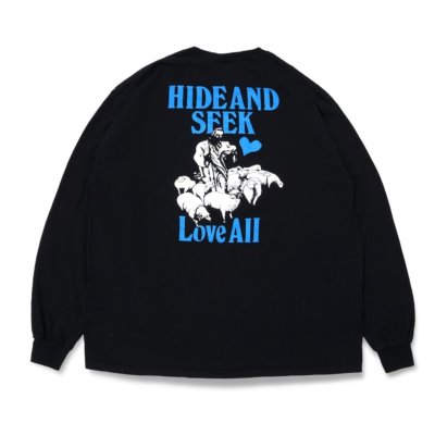 画像2: HIDE & SEEK  Love All L/S Tee(Back)