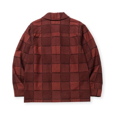 画像3: CALEE  BLOCK CHECK OVER SIZE SHIRT JACKET